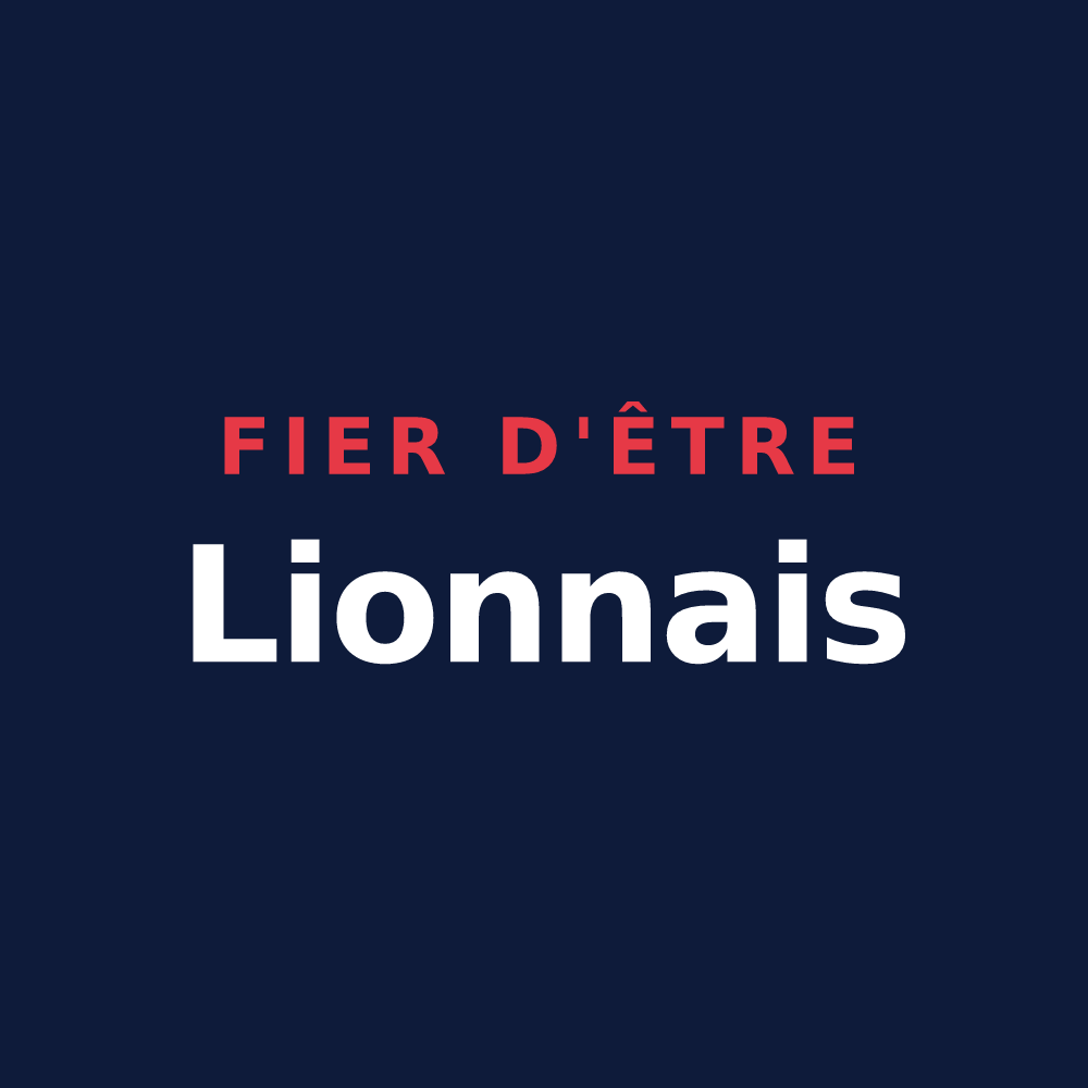 T-shirt « Fier d'être Lionnais » — design pour Le Lion-d'Angers