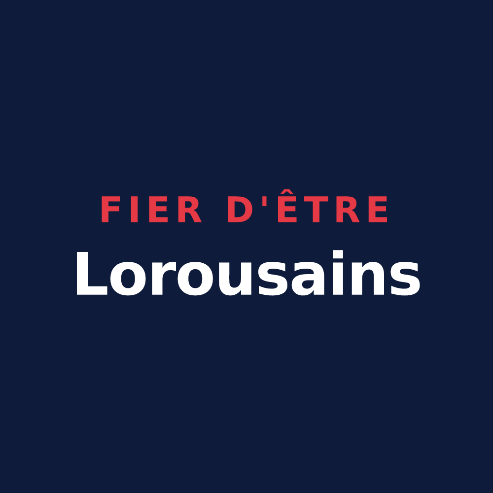 T-shirt « Fier d'être Lorousains » — design pour Le Loroux-Bottereau