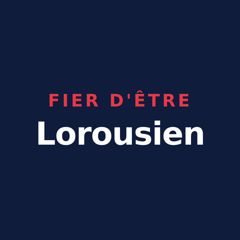 T-shirt « Fier d'être Lorousien » — design pour Le Loroux