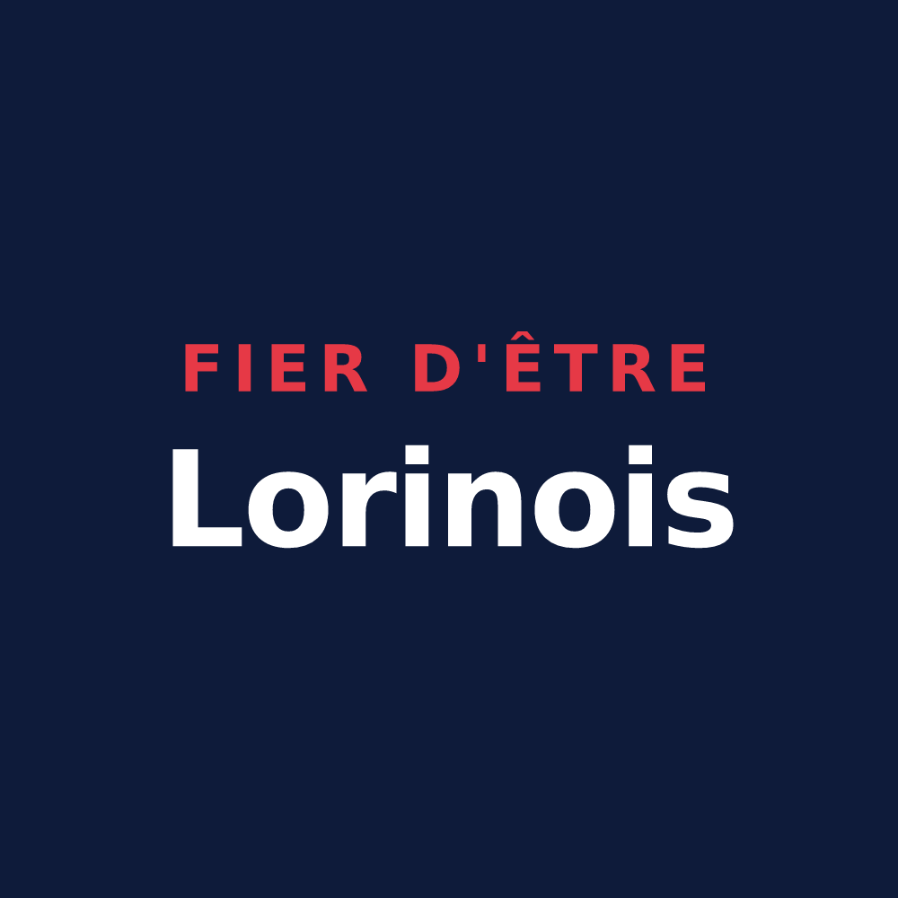 T-shirt « Fier d'être Lorinois » — design pour Le Lorrain