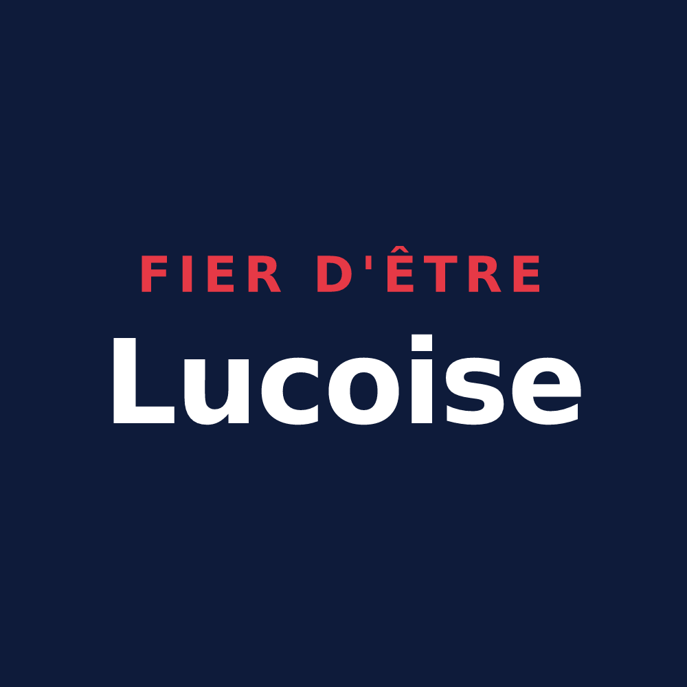 T-shirt « Fier d'être Lucoise » — design pour Le Luc