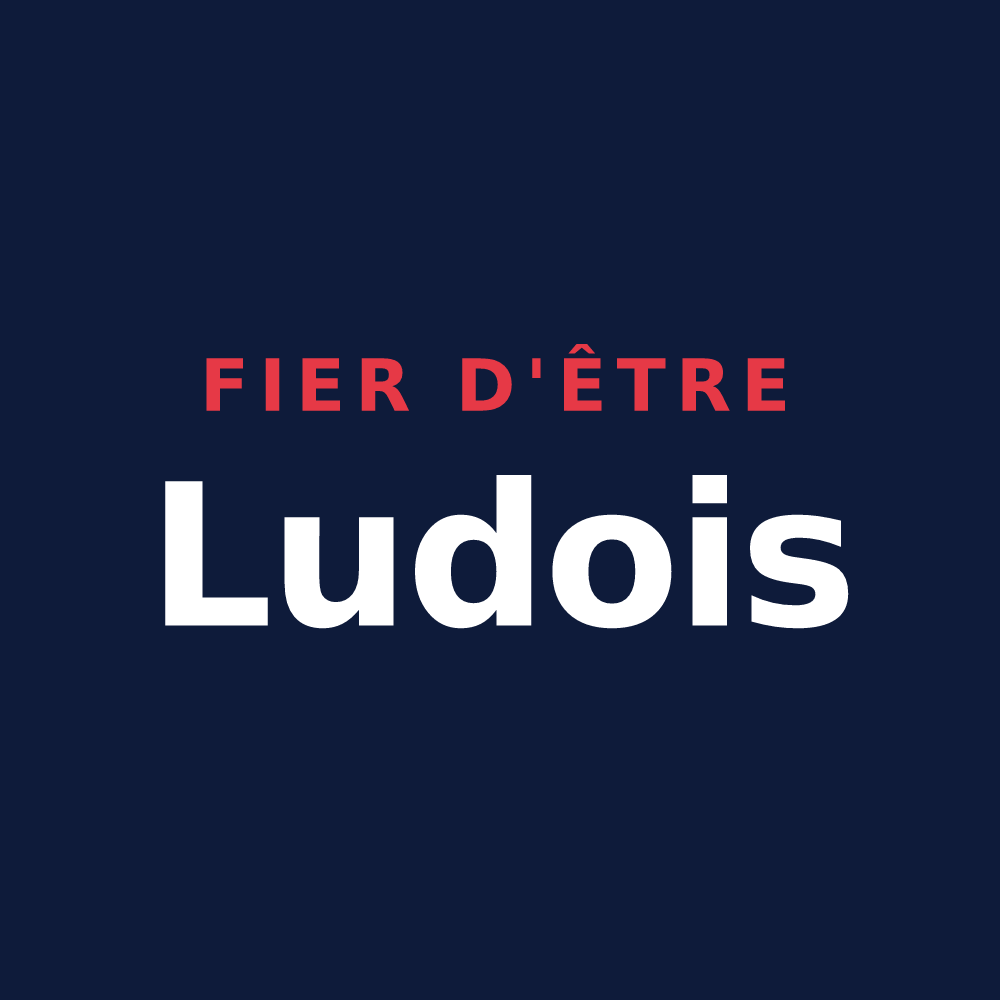 T-shirt « Fier d'être Ludois » — design pour Le Lude