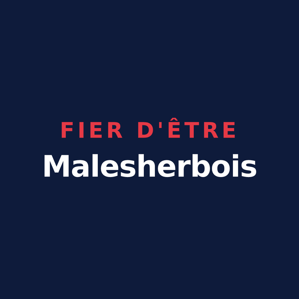 T-shirt « Fier d'être Malesherbois » — design pour Le Malesherbois