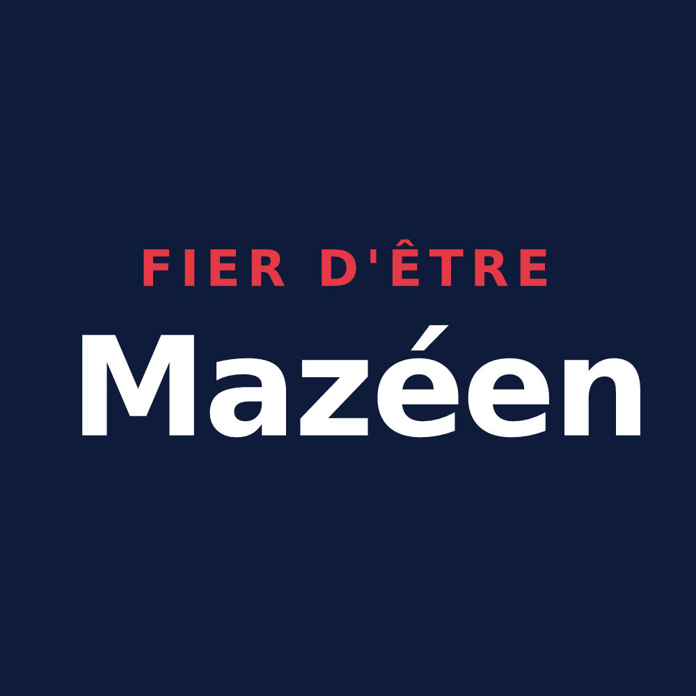 T-shirt « Fier d'être Mazéen » — design pour Le Mazeau