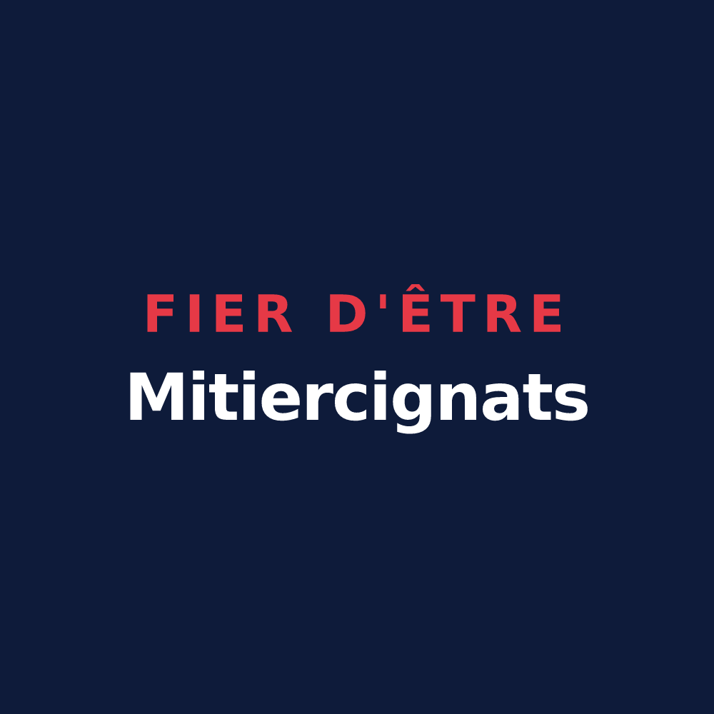 T-shirt « Fier d'être Mitiercignats » — design pour Le Meix-Tiercelin