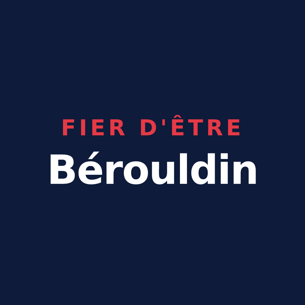 T-shirt « Fier d'être Bérouldin » — design pour Le Ménil-Broût