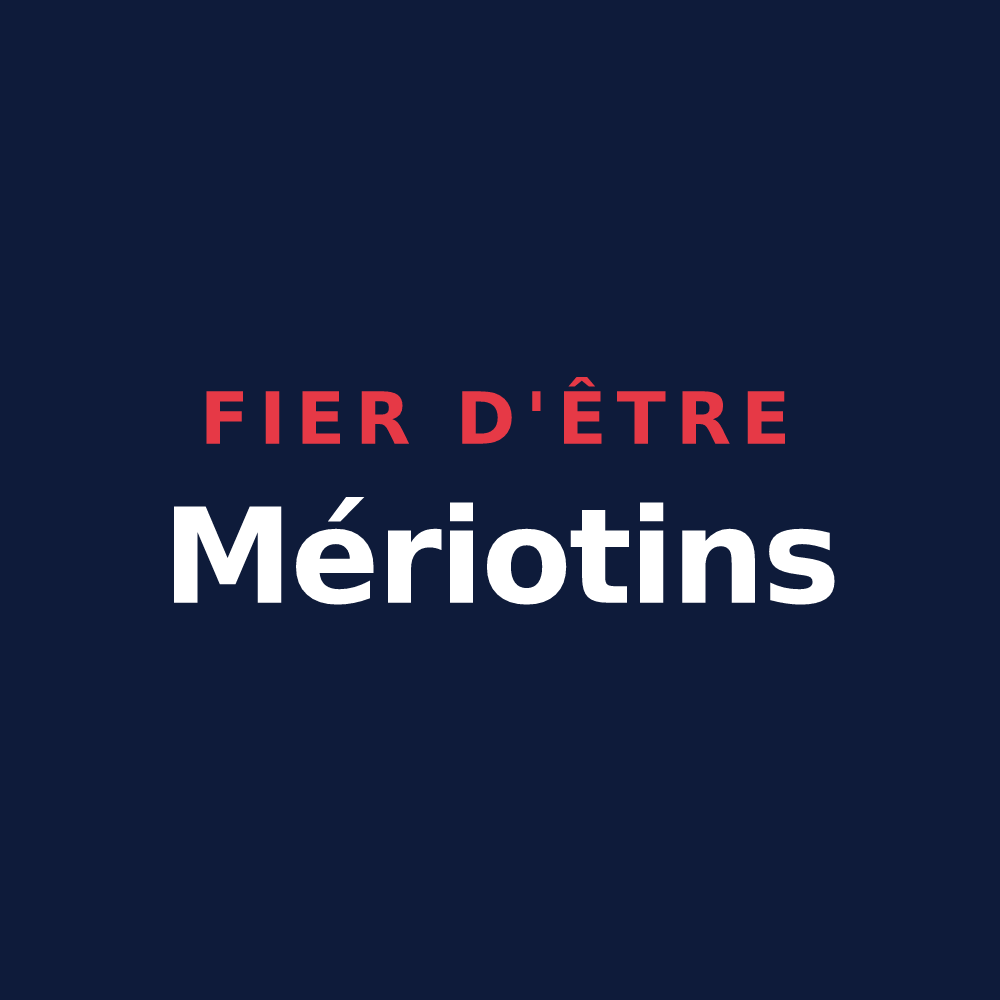 T-shirt « Fier d'être Mériotins » — design pour Le Mériot