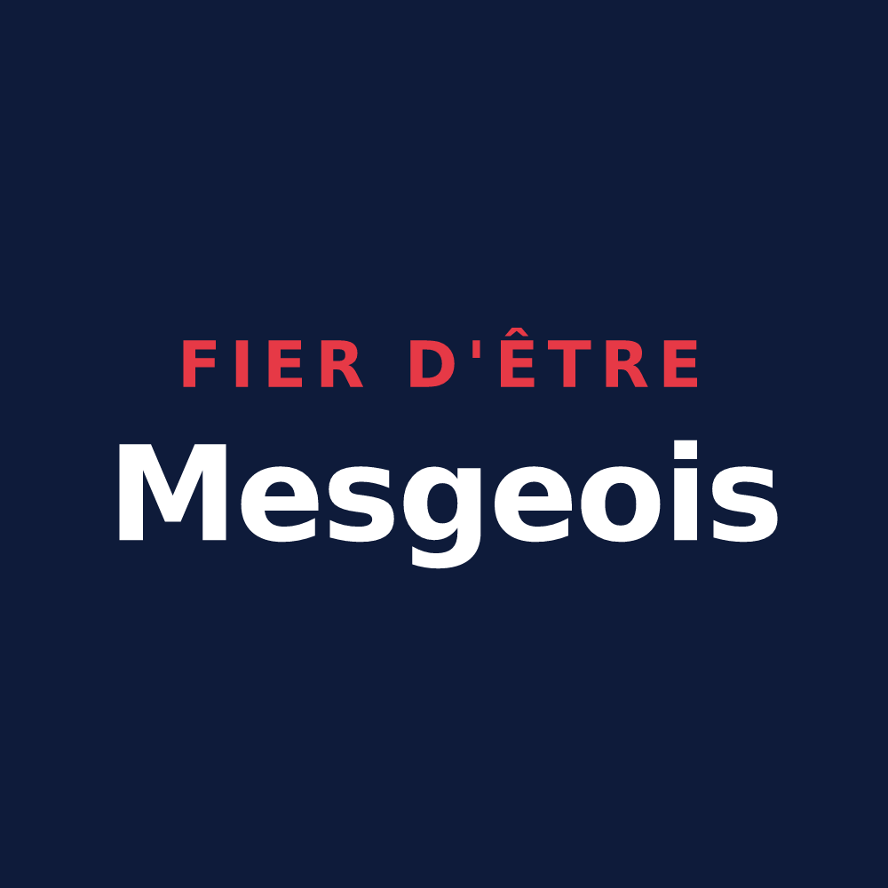 T-shirt « Fier d'être Mesgeois » — design pour Le Mesge