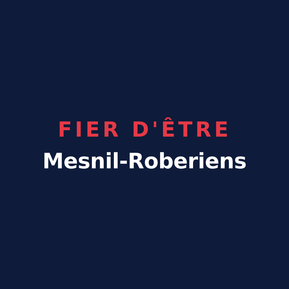 T-shirt « Fier d'être Mesnil-Roberiens » — design pour Le Mesnil-Robert