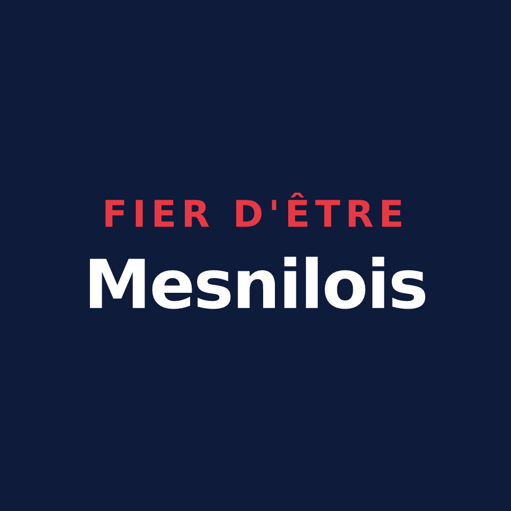 T-shirt « Fier d'être Mesnilois » — design pour Le Mesnil-sur-Oger