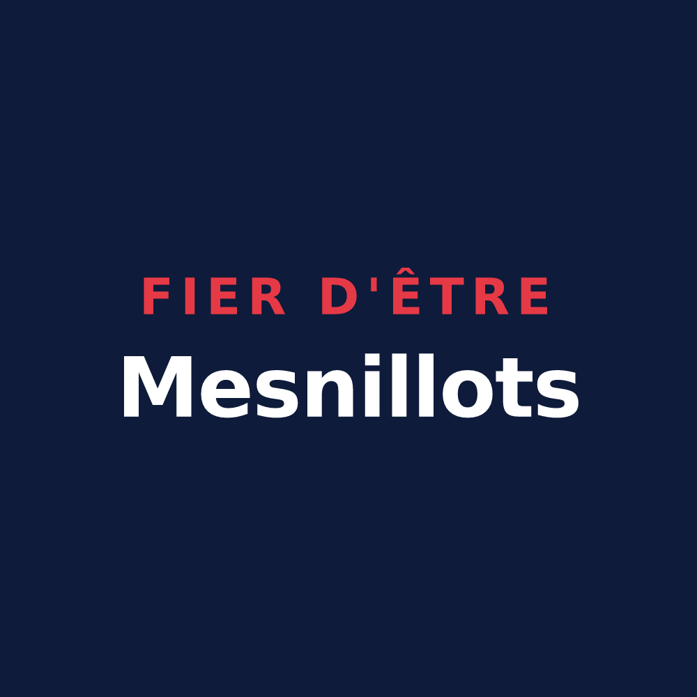 T-shirt « Fier d'être Mesnillots » — design pour Le Mesnil-Véneron