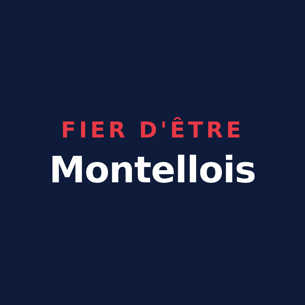 T-shirt « Fier d'être Montellois » — design pour Le Monteil