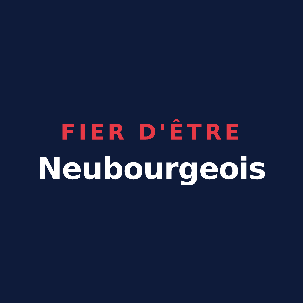 T-shirt « Fier d'être Neubourgeois » — design pour Le Neubourg