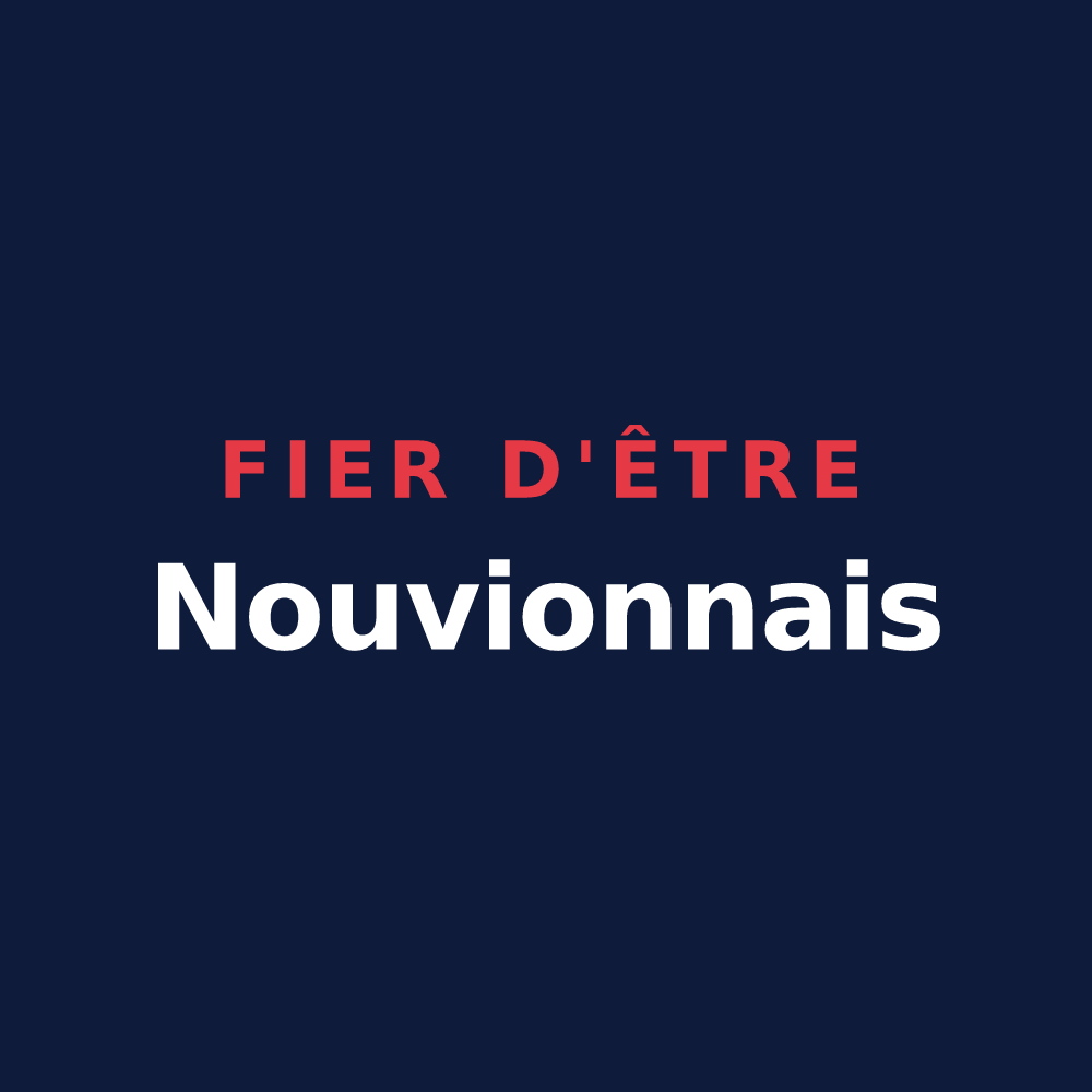 T-shirt « Fier d'être Nouvionnais » — design pour Le Nouvion-en-Thiérache