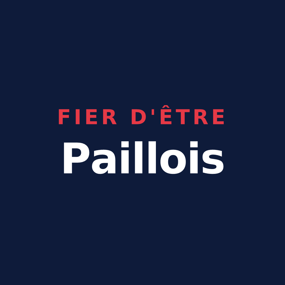 T-shirt « Fier d'être Paillois » — design pour Le Pailly