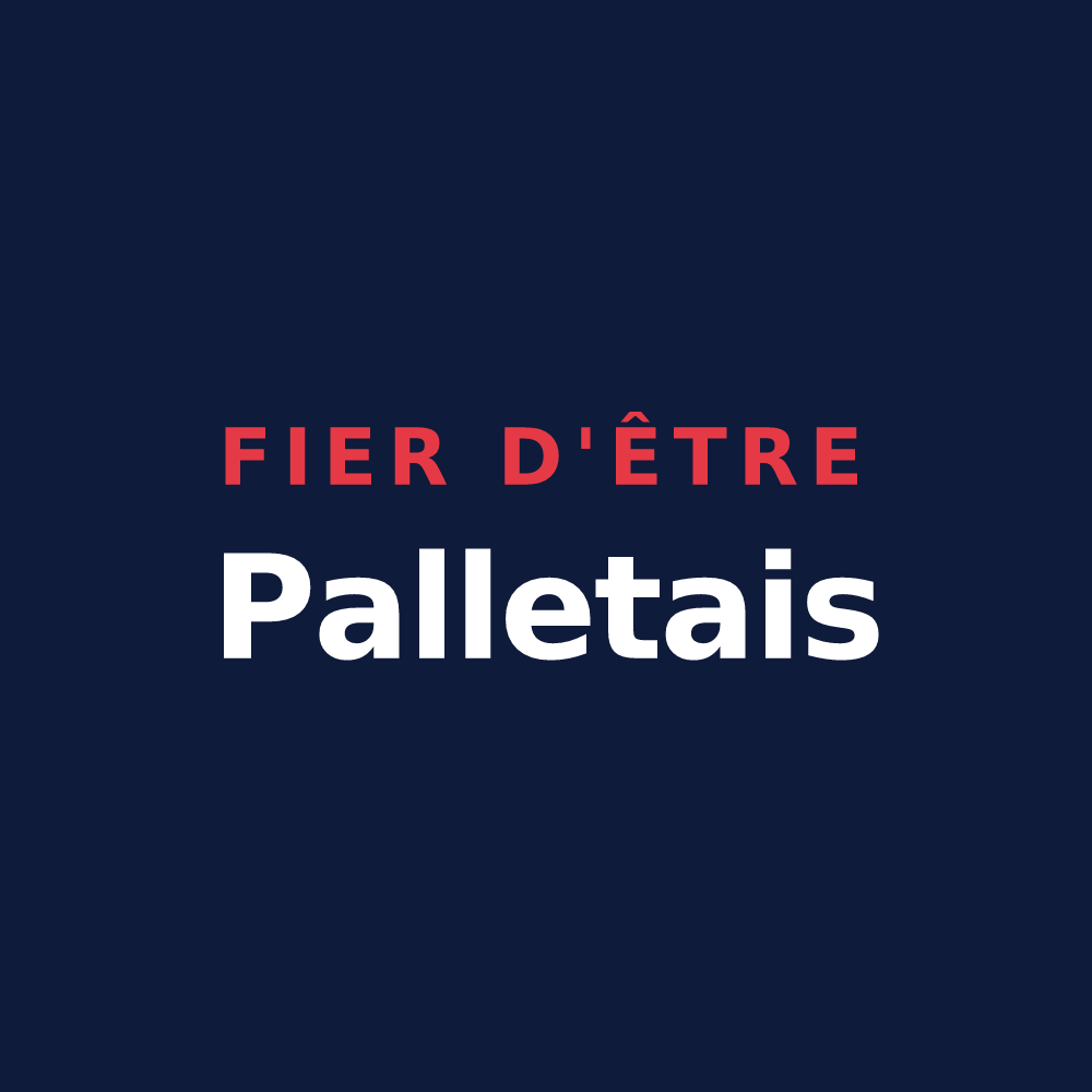 T-shirt « Fier d'être Palletais » — design pour Le Pallet
