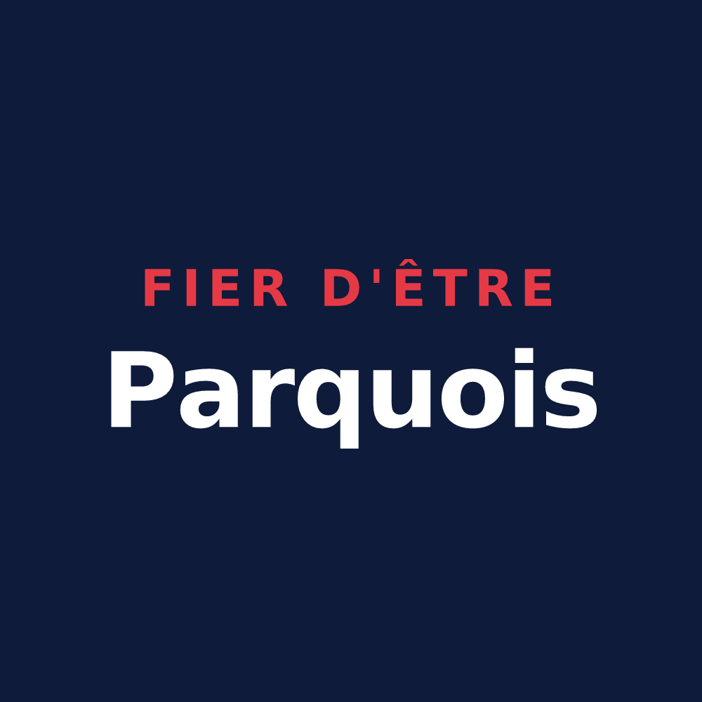 T-shirt « Fier d'être Parquois » — design pour Le Parc