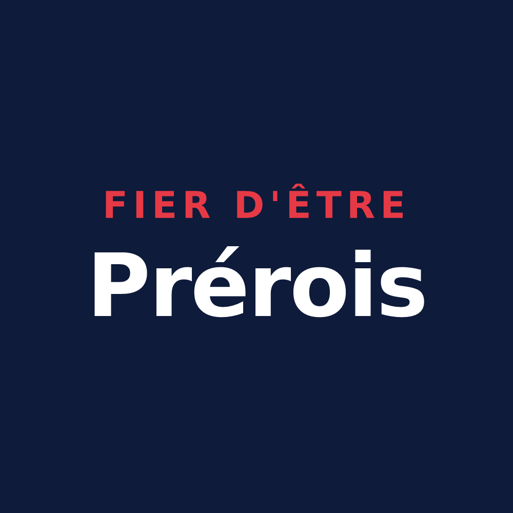 T-shirt « Fier d'être Prérois » — design pour Le Perrier