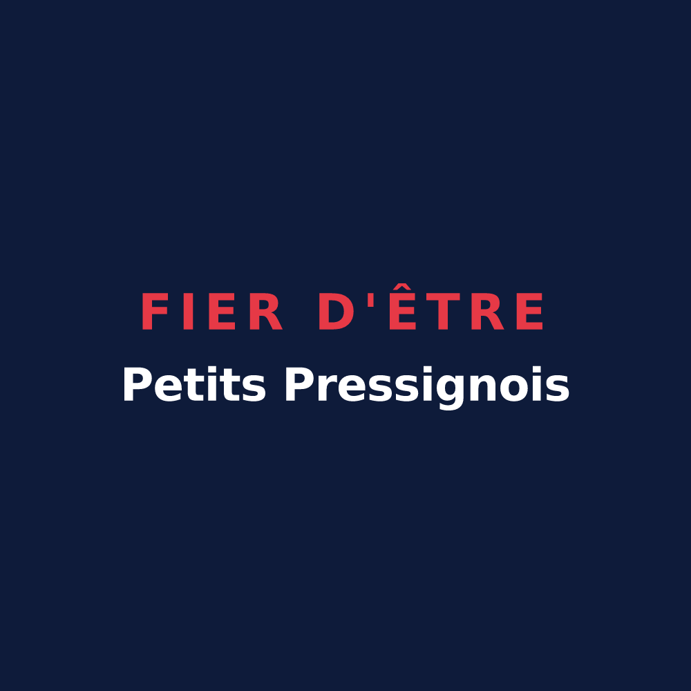T-shirt « Fier d'être Petits Pressignois » — design pour Le Petit-Pressigny