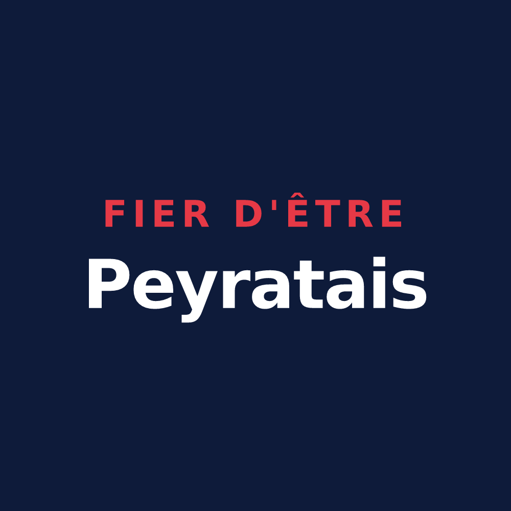T-shirt « Fier d'être Peyratais » — design pour Le Peyrat