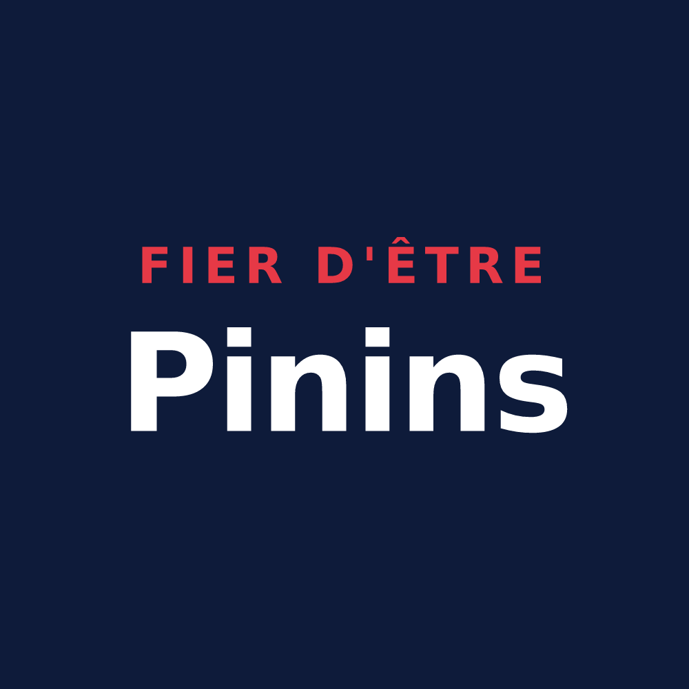 T-shirt « Fier d'être Pinins » — design pour Le Pin