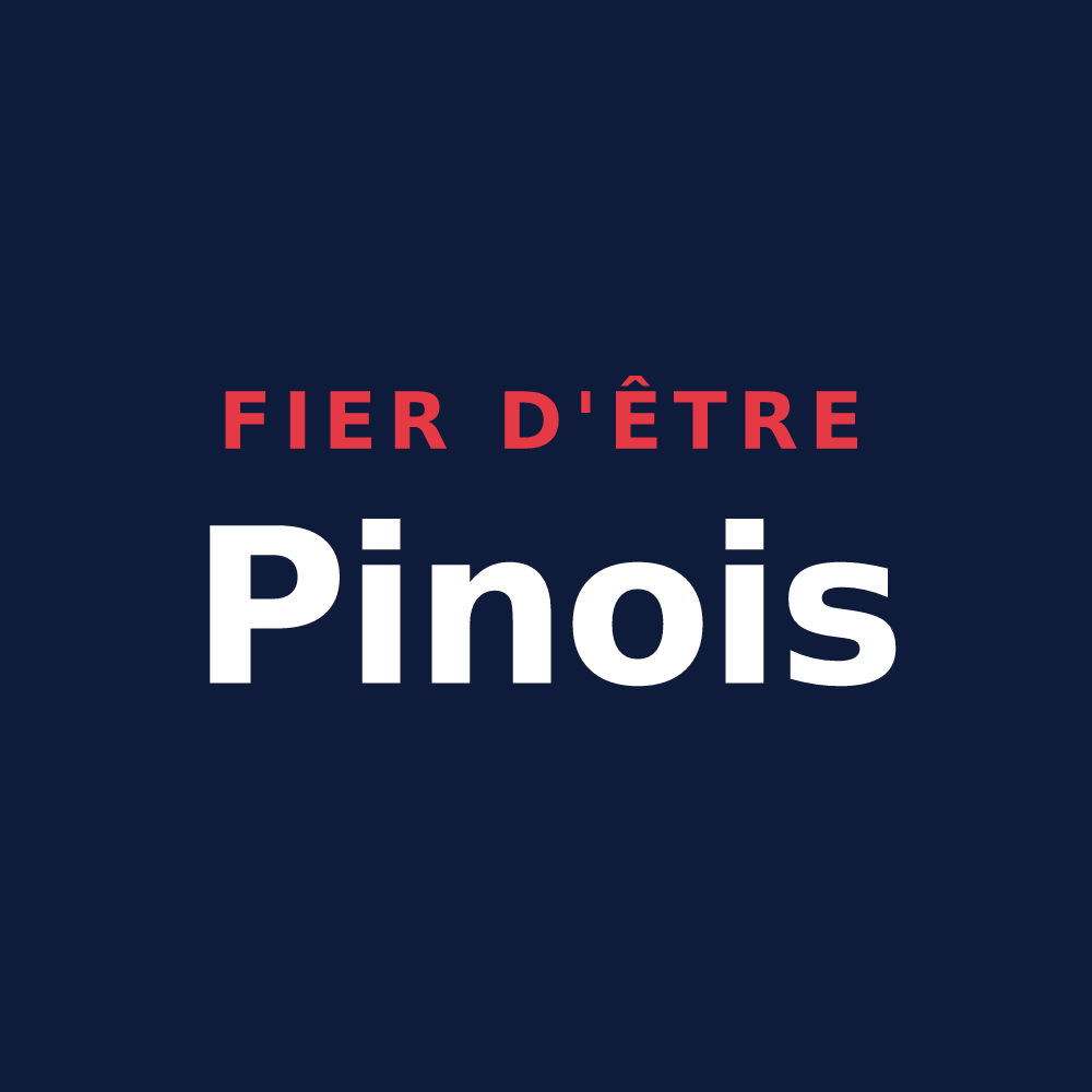T-shirt « Fier d'être Pinois » — design pour Le Pin