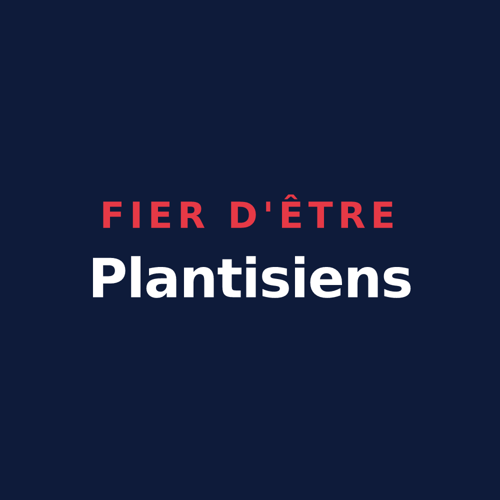 T-shirt « Fier d'être Plantisiens » — design pour Le Plantis