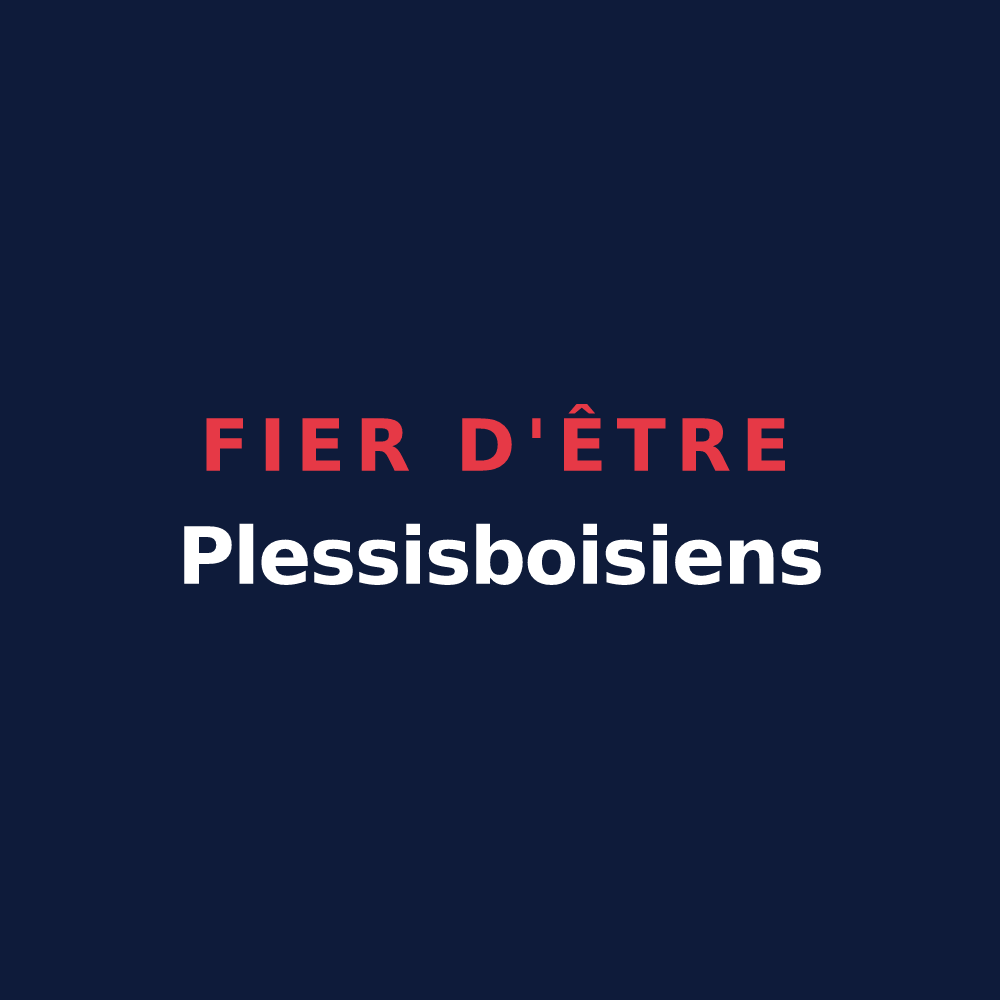 T-shirt « Fier d'être Plessisboisiens » — design pour Le Plessis-aux-Bois