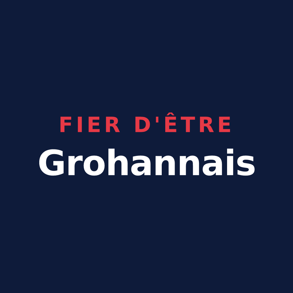 T-shirt « Fier d'être Grohannais » — design pour Le Plessis-Grohan