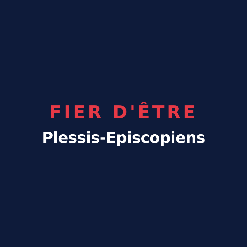 T-shirt « Fier d'être Plessis-Episcopiens » — design pour Le Plessis-l'Évêque