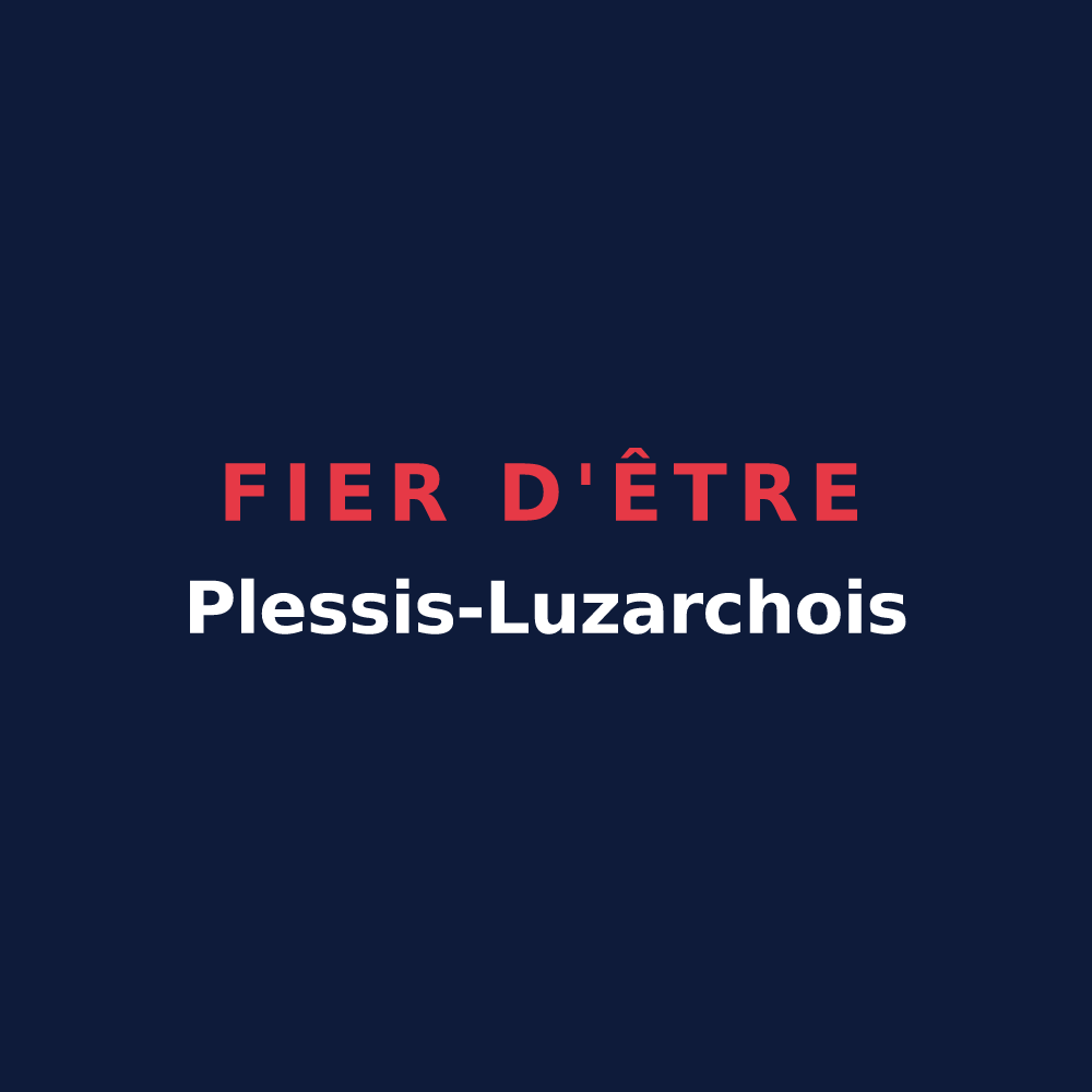 T-shirt « Fier d'être Plessis-Luzarchois » — design pour Le Plessis-Luzarches