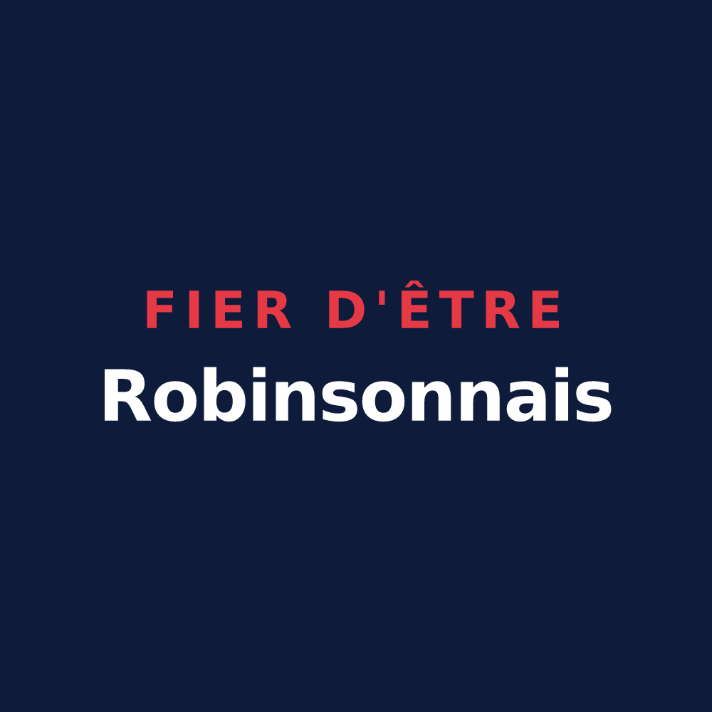 T-shirt « Fier d'être Robinsonnais » — design pour Le Plessis-Robinson