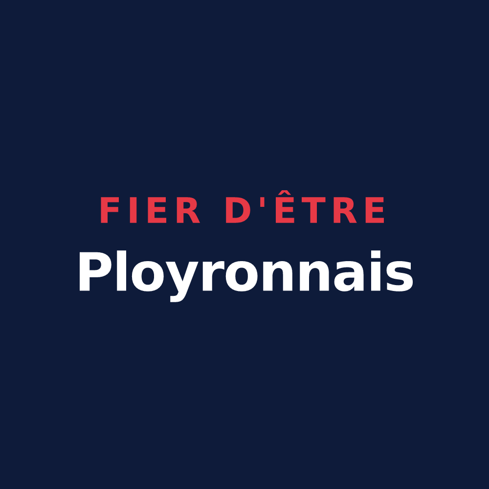 T-shirt « Fier d'être Ployronnais » — design pour Le Ployron