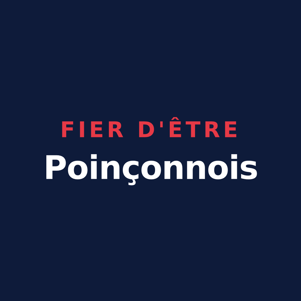 T-shirt « Fier d'être Poinçonnois » — design pour Le Poinçonnet