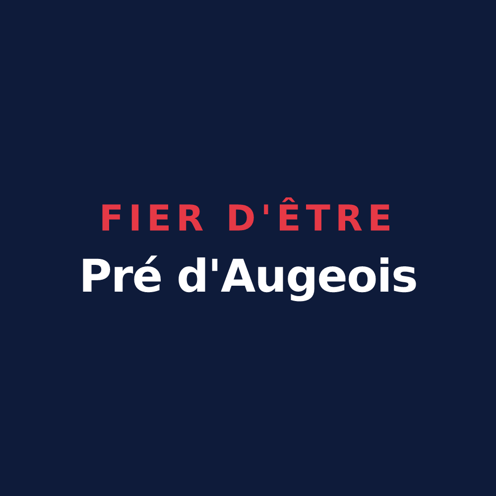 T-shirt « Fier d'être Pré d'Augeois » — design pour Le Pré-d'Auge