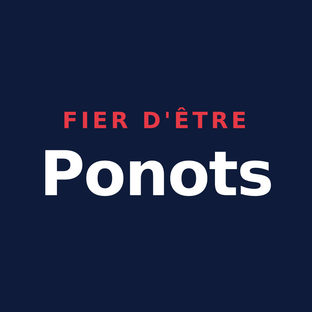 T-shirt « Fier d'être Ponots » — design pour Le Puy-en-Velay