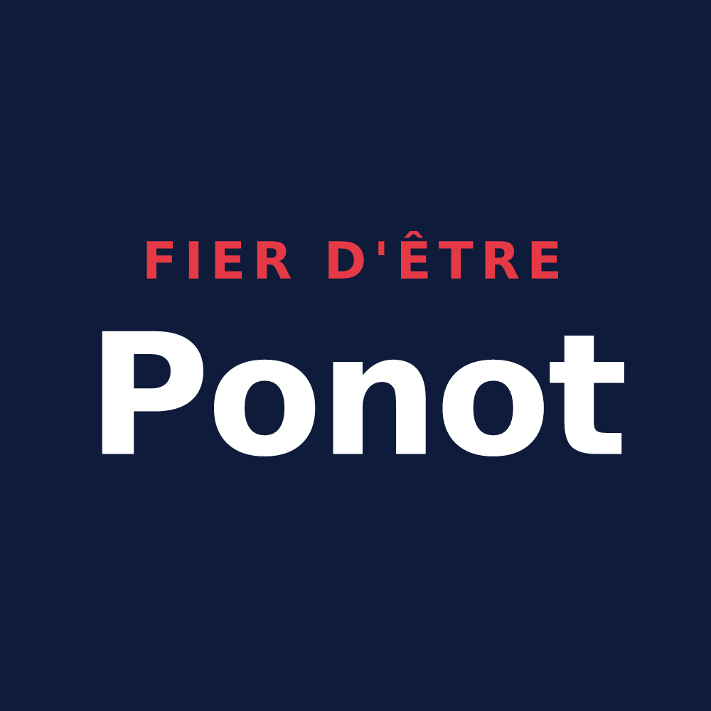 T-shirt « Fier d'être Ponot » — design pour Le Puy-Notre-Dame