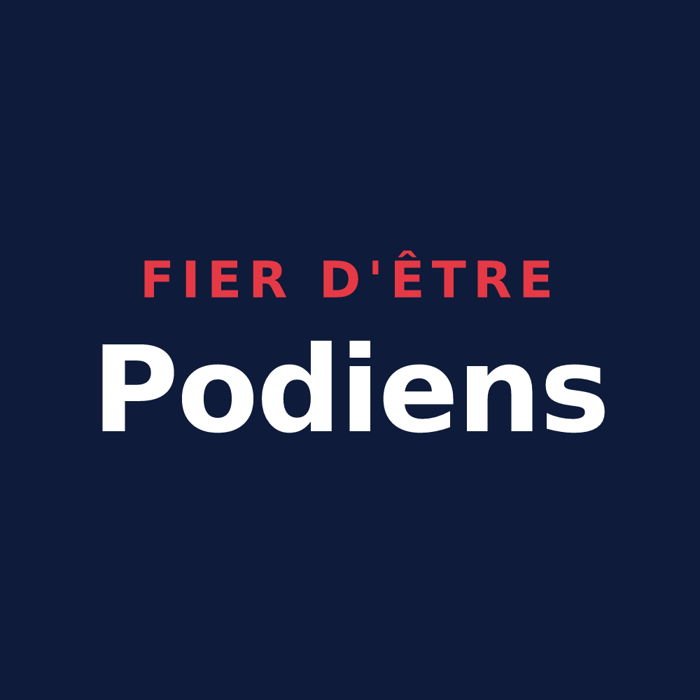 T-shirt « Fier d'être Podiens » — design pour Le Puy