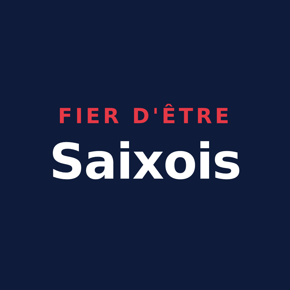 T-shirt « Fier d'être Saixois » — design pour Le Saix