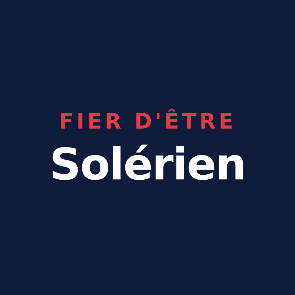 T-shirt « Fier d'être Solérien » — design pour Le Soler