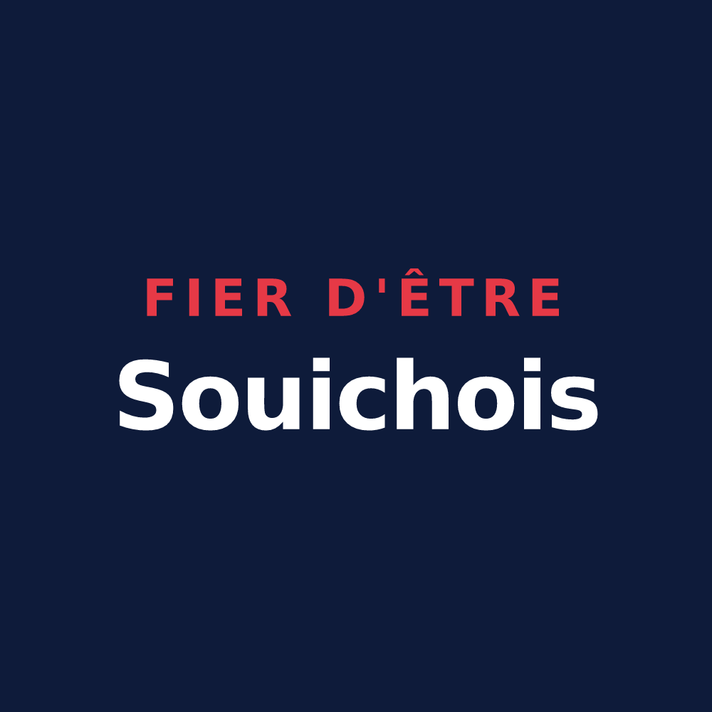T-shirt « Fier d'être Souichois » — design pour Le Souich