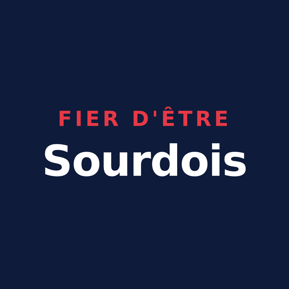 T-shirt « Fier d'être Sourdois » — design pour Le Sourd