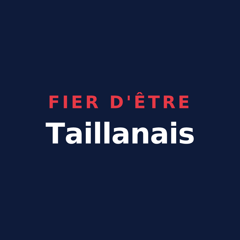 T-shirt « Fier d'être Taillanais » — design pour Le Taillan-Médoc