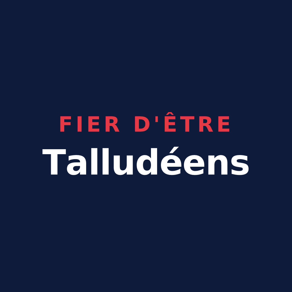 T-shirt « Fier d'être Talludéens » — design pour Le Tallud