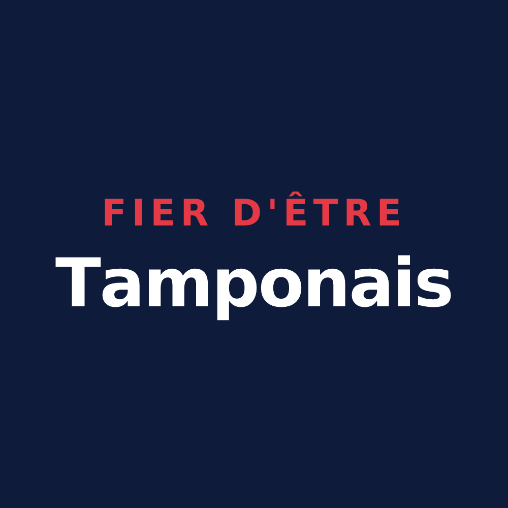 T-shirt « Fier d'être Tamponais » — design pour Le Tampon