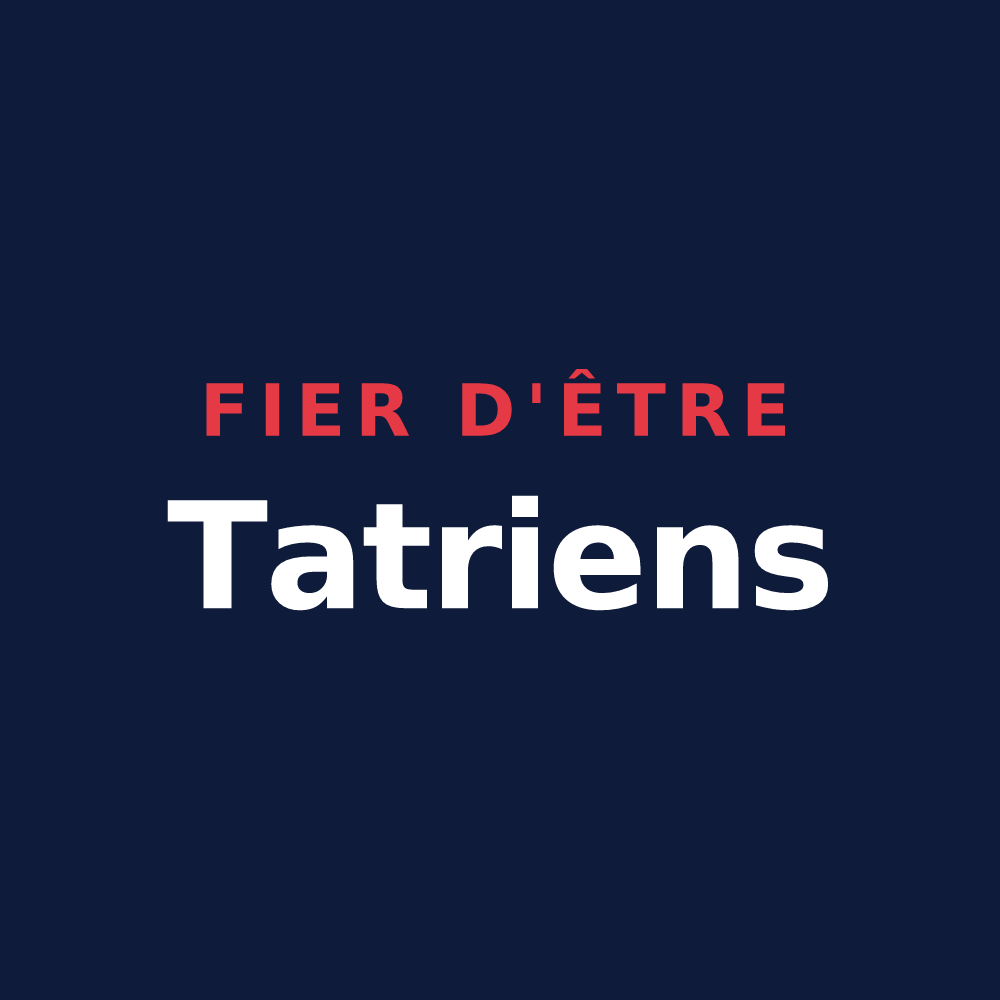 T-shirt « Fier d'être Tatriens » — design pour Le Tâtre