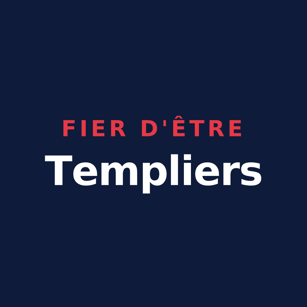 T-shirt « Fier d'être Templiers » — design pour Le Temple-de-Bretagne