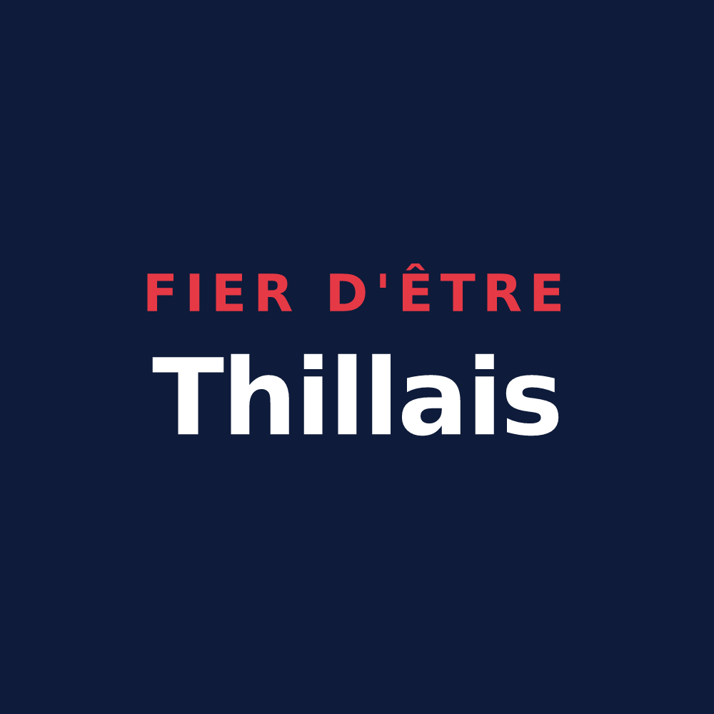 T-shirt « Fier d'être Thillais » — design pour Le Thil-Riberpré