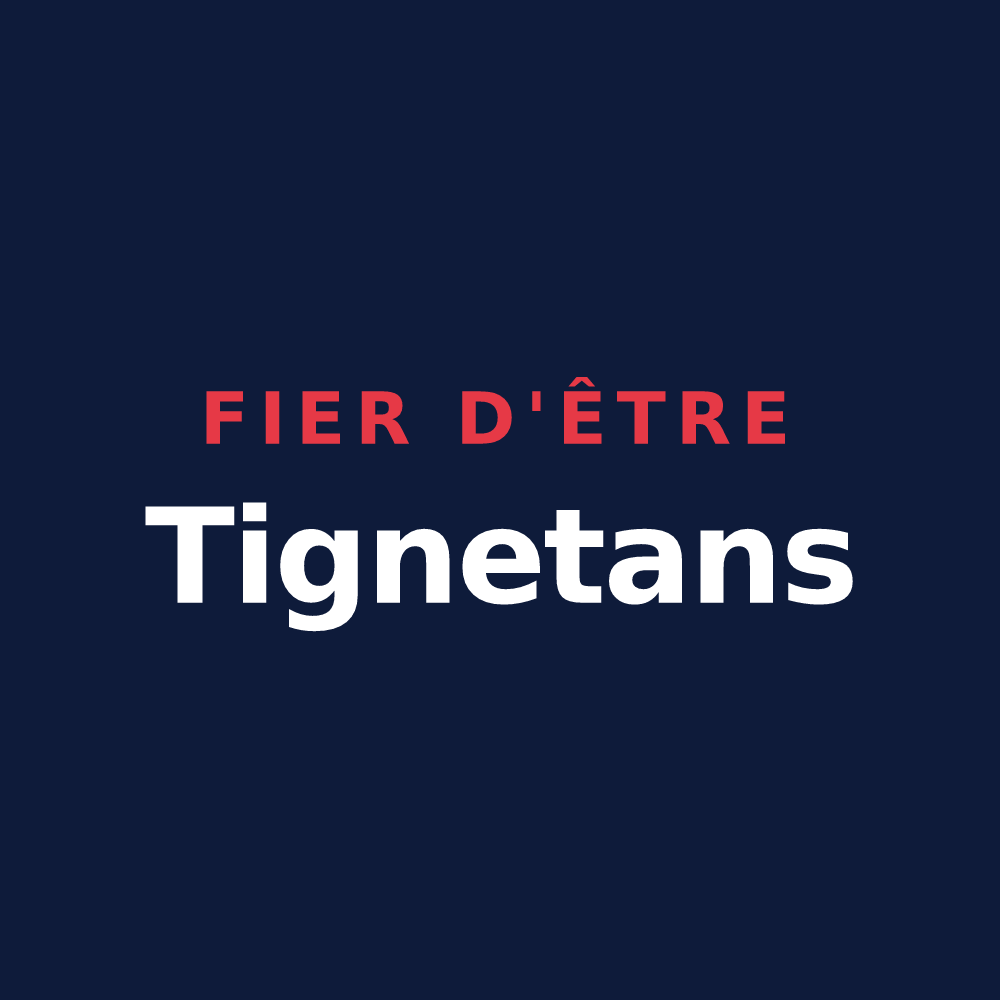 T-shirt « Fier d'être Tignetans » — design pour Le Tignet