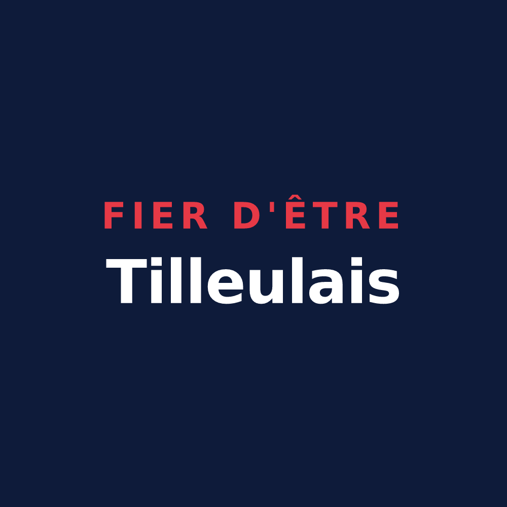T-shirt « Fier d'être Tilleulais » — design pour Le Tilleul